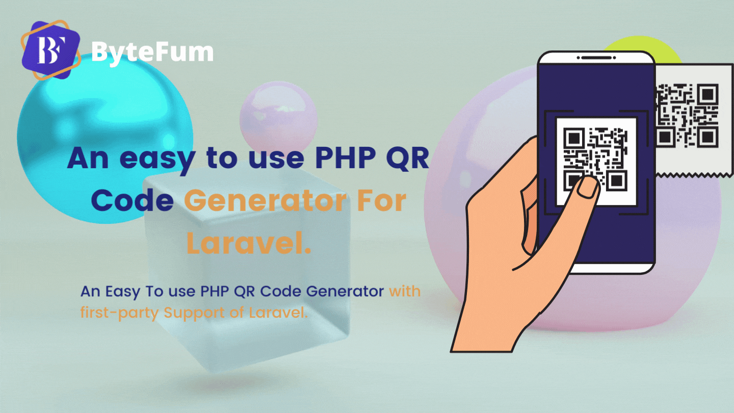 An easy-to-use PHP QR Code generator with first-party support for Laravel. from ByteFum