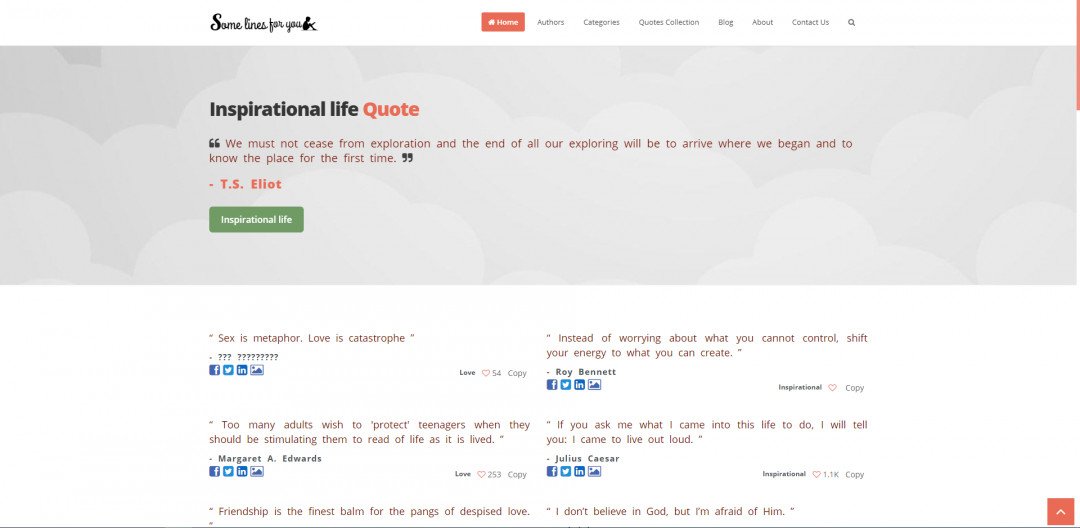 Quotes Website